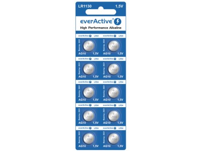 EverActive™ G10 baterijas 1.5V everActive