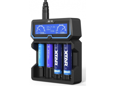 XTAR ® X4 ātrais LCD lādētājs