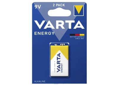 VARTA ® 6LR61/9V baterijas Varta Energy