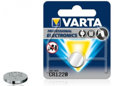 VARTA ® CR1220 baterijas Varta litija
