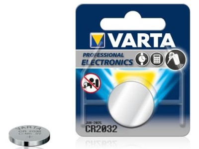 VARTA ® CR2032 baterijas Varta litija