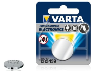 VARTA ® CR2430 baterijas Varta litija