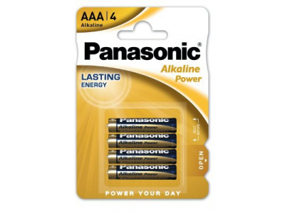 Panasonic LR03/AAA baterijas Panasonic Power Alkaline