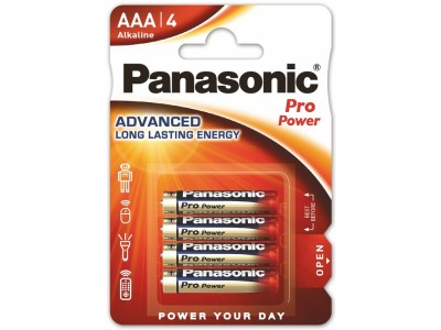Panasonic LR03/AAA baterijas Panasonic PRO Power