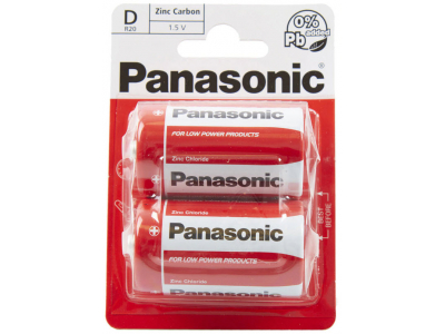 Panasonic LR20/D baterijas Panasonic Zinc-carbon MN1300/E95