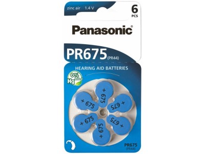 Panasonic Izmērs 675, Dzirdes Aparāta Baterija
