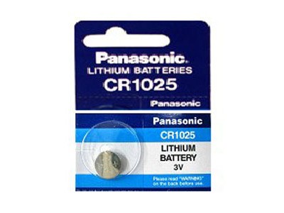 Panasonic CR1025 baterijas Panasonic litija iepakojumā