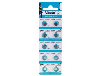 Vinnic 377 baterijas Vinnic sudraba-oksīda SR626