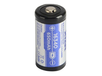 XTAR ® Akumulators 16340 XTAR lādējams