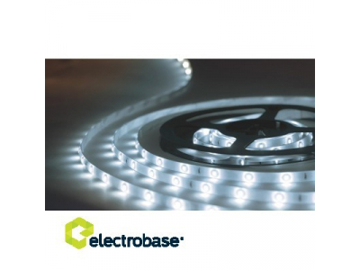 Mitrumizturīgas LED Lentes (5W/m, tonis 6000K)