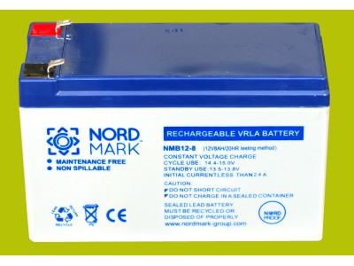 NORDMARK™ 12V 8Ah akumulators :: Svina-Skabes
