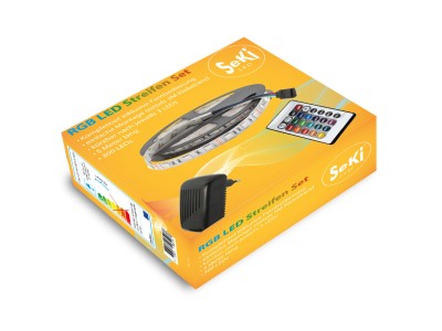 300 diožu spilgts RGB LED lentes