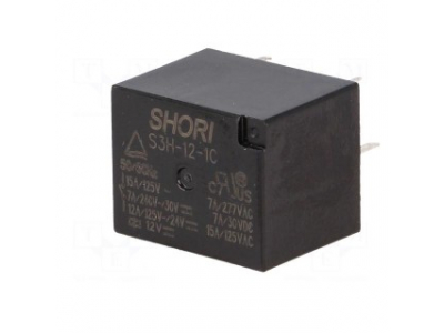 Relejs: elektromagnētiskais | SPDT | Spole:12VDC