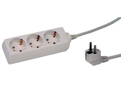 ElectroBase ® Pagarinātājs 3,0m 3rozetes