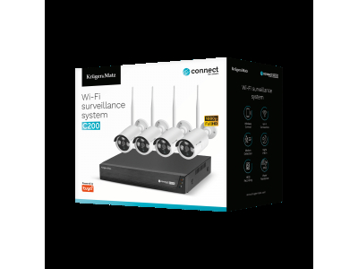 Kruger&Matz WiFi videonovērošanas kameru komplekts |