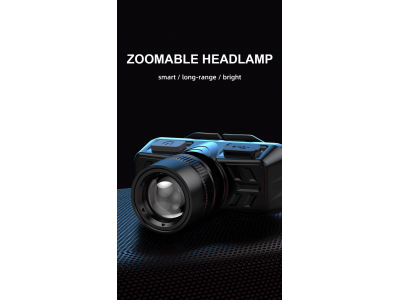 SUPFIRE Uzlādējams Galvas lukturītis | ZOOM