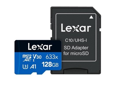 MEMORY MICRO SDXC 128GB UHS-I/W/ADAPTER LSDMI128BB633A