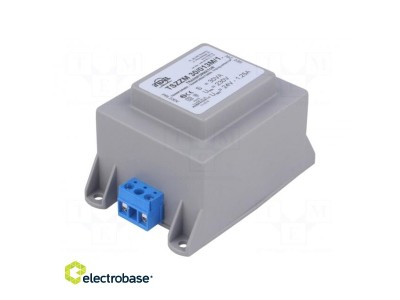 Transformer: encapsulated; 30VA; 230VAC; 24V; 1