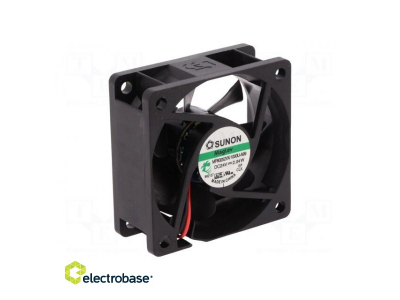 Fan: DC; axial; 24VDC; 60x60x25mm; 45