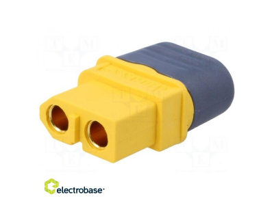 Plug; DC supply; XT60; female; PIN: