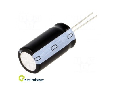 Capacitor: electrolytic; THT; 6.8uF; 450VDC