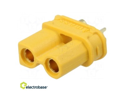 Plug; DC supply; XT30; female; PIN: