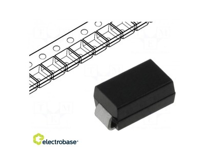 Diode: taisngrieža | SMD | 1kV