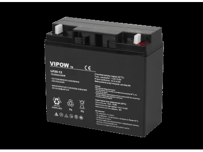 Vipow 12V 20Ah akumulators ::Gēla (GEL)