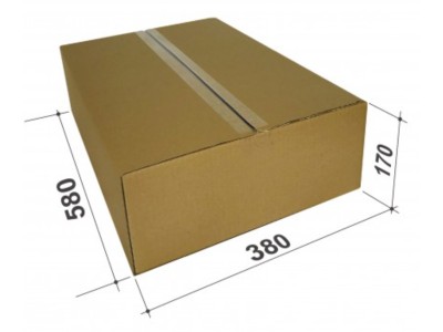 Kartona kaste pakomātiem, M izmērs, 580x380x170mm