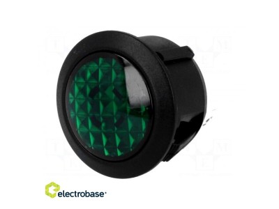 Indikators: LED | ievērojams | zaļš