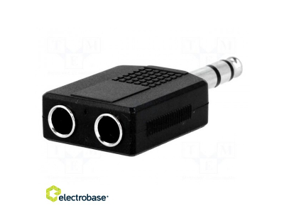 Splitter; Jack 6.35mm socket x2