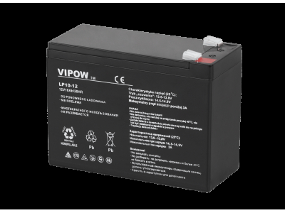 Vipow UPS 12V 10Ah akumulators ::Gēla