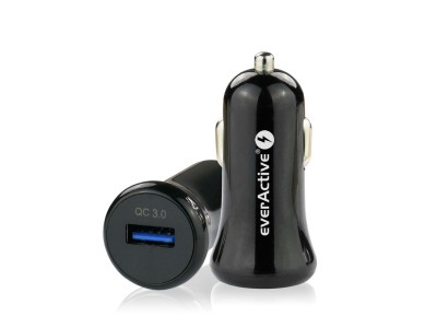 EverActive™ Auto piepīpētāja USB lādētājs 1xUSB-A