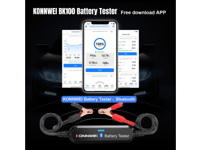 KONNWEI Auto Moto akumulatoru testeris BK100