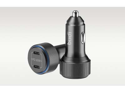 Divu USB-C automašīnas lādētājs 60W |