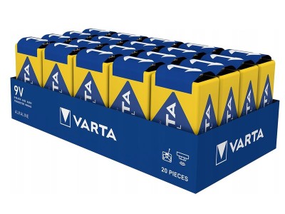 VARTA ® 6LR61/9V  baterijas Varta Industrial