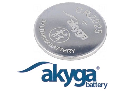 AKYGA CR2025 baterija 3V Akyga litija