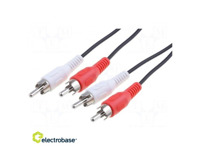 Cable;RCA plug x2,both sides