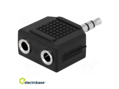 Splitter; Jack 3.5mm socket x2