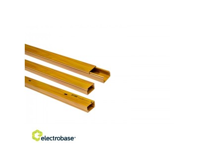 Kabeļu kanāls 40x25mm gaiši brūna krāsa