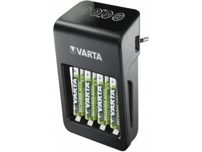 VARTA ® Komplekts: Varta LCD lādētājs