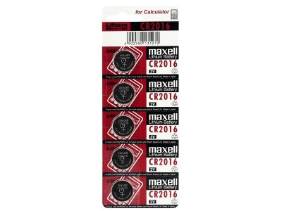 Maxell CR2016 baterijas 3V Maxell litija