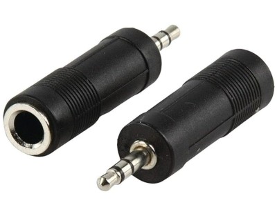 Adapters  3.5 male/6.3 female