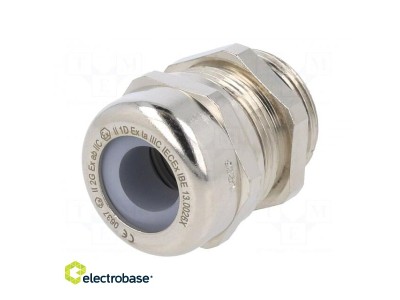 Cable gland; M25; IP68; Mat: brass