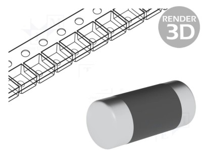 Resistor: thin film; SMD; 0204 minimelf