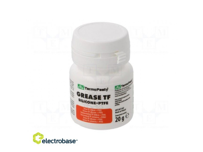 Grease; paste; Ingredients: PTFE,silicone; plastic