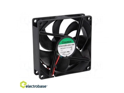 Ventilators: DC; Aksiālas; 24 VDC; 92x92x25mm