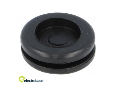 Grommet; with bulkhead; ¨mount.hole: 19mm