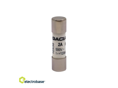 10x38 gG 2A cilindriskais drošinātājs 500VAC