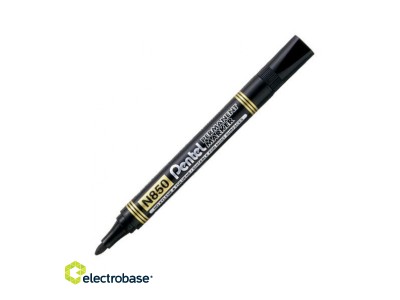 Permanentais marķieris Pentel N850, melns, 4